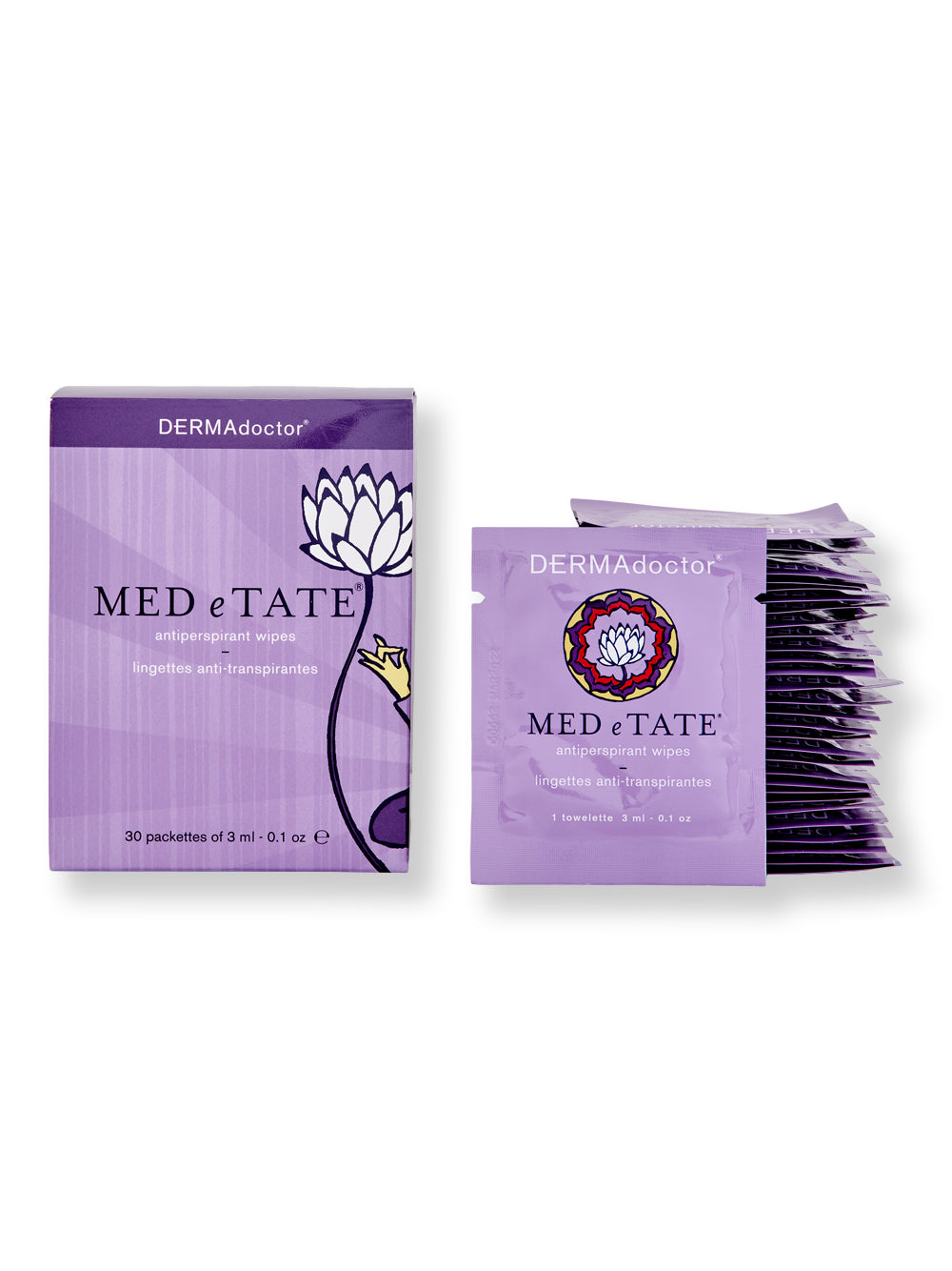 DermaDoctor Med e Tate Antiperspirant Wipes