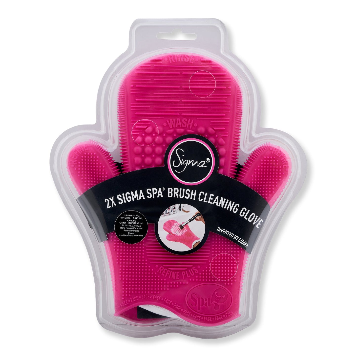 Sigma 2X Sigma Spa Brush Cleaning Glove Pink
