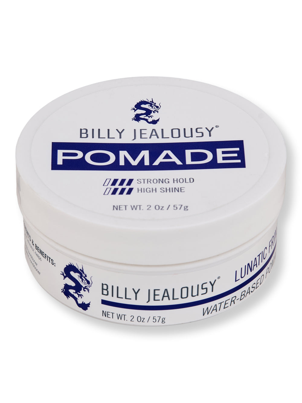 Billy Jealousy Lunatic Fringe Water-Based Pomade 2 oz