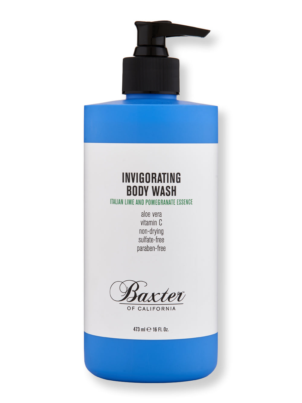 Baxter of California Invigorating Body Wash for Men, Italian Lime & Pomegranate