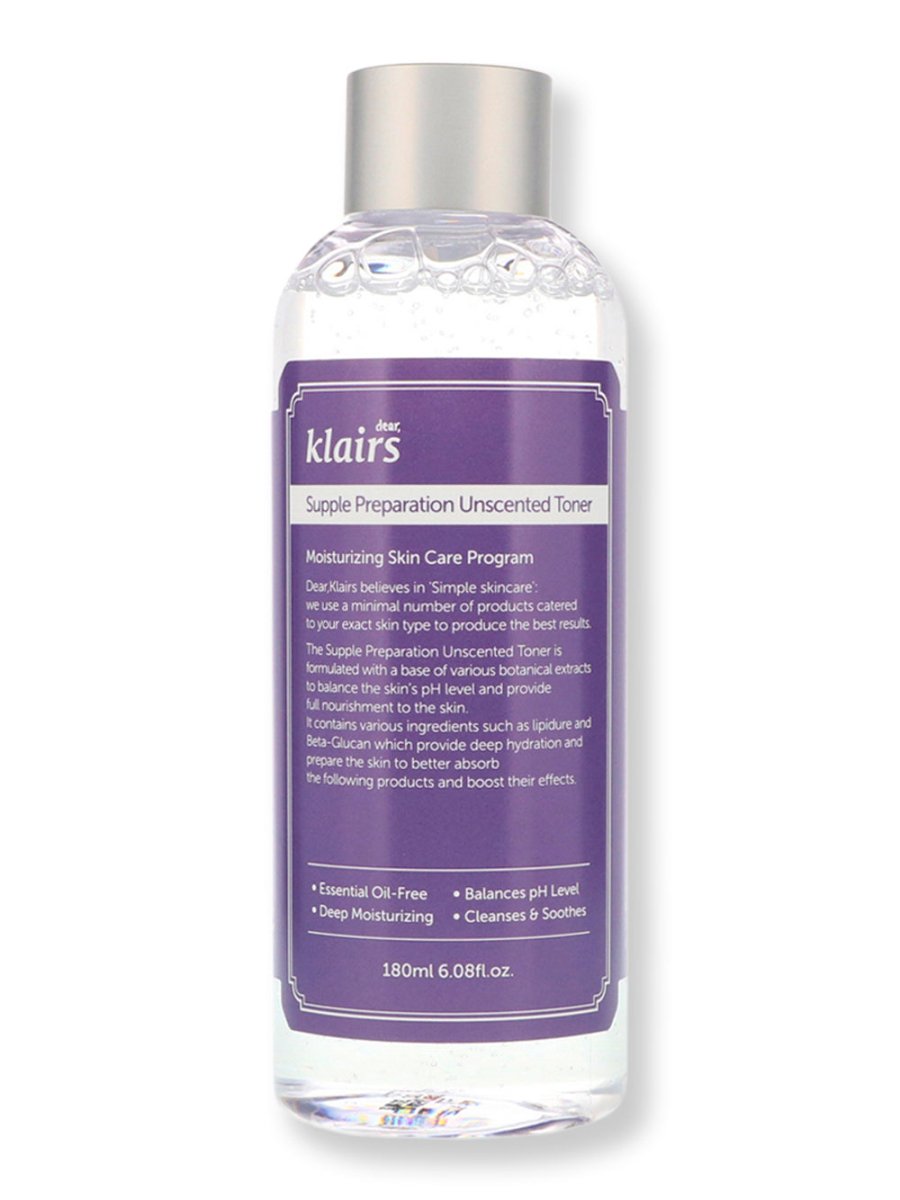 Klairs Supple Preparation Unscented Facial Toner - SkincareEssentials