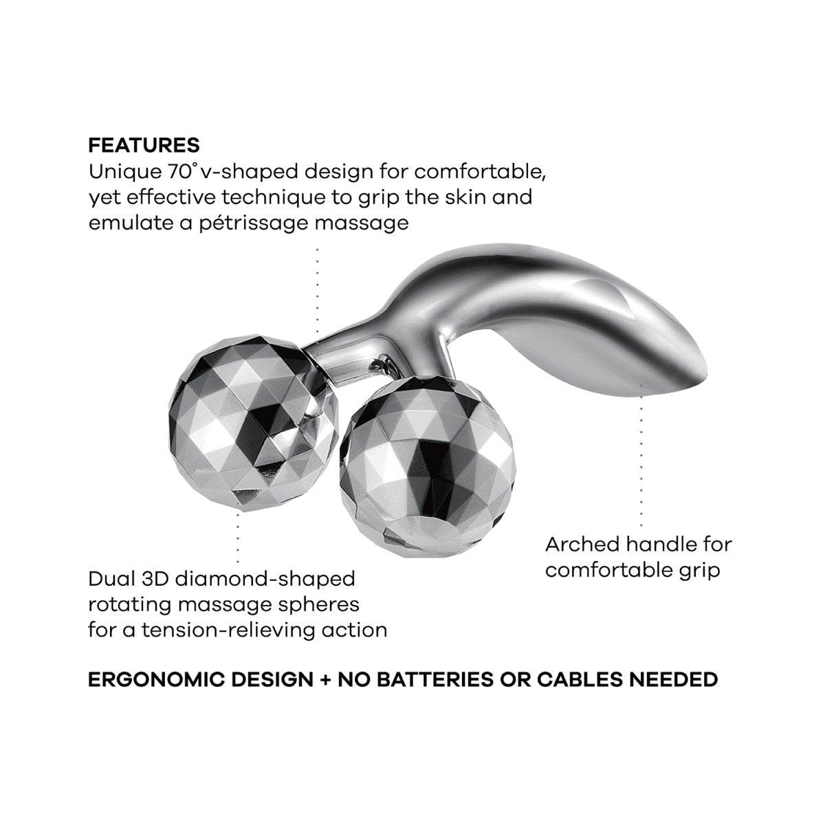 Clinical Skin Pétrissage Massage Beauty Roller - SkincareEssentials