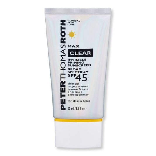 Peter Thomas Roth Max Clear Invisible Priming Sunscreen Broad Spectrum SPF 45