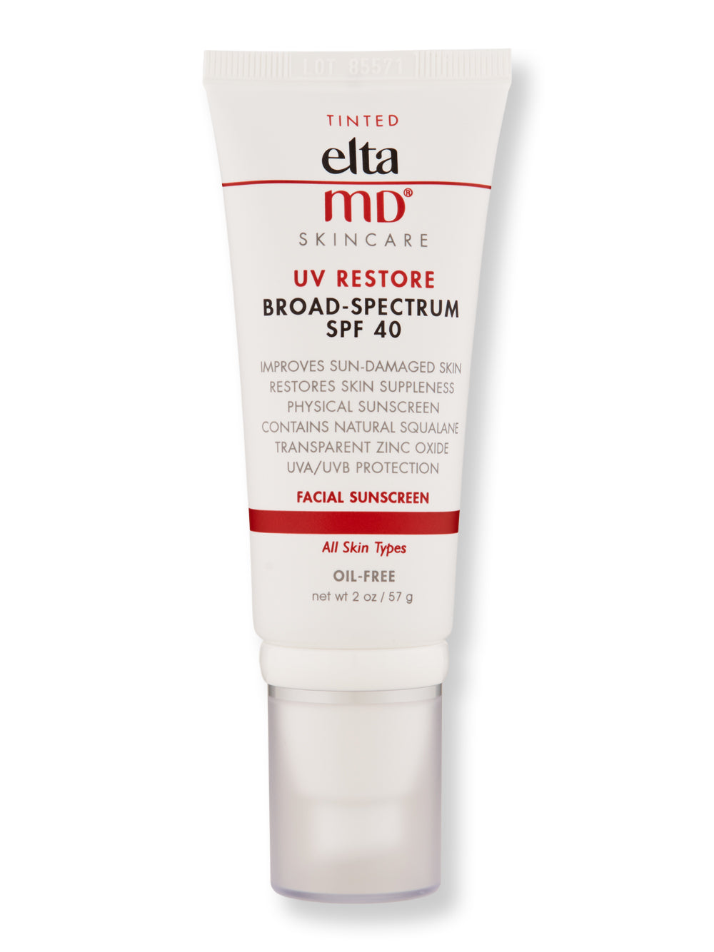 EltaMD UV Restore SPF 40 Anti Aging Face Moisturizer Tinted 2 oz
