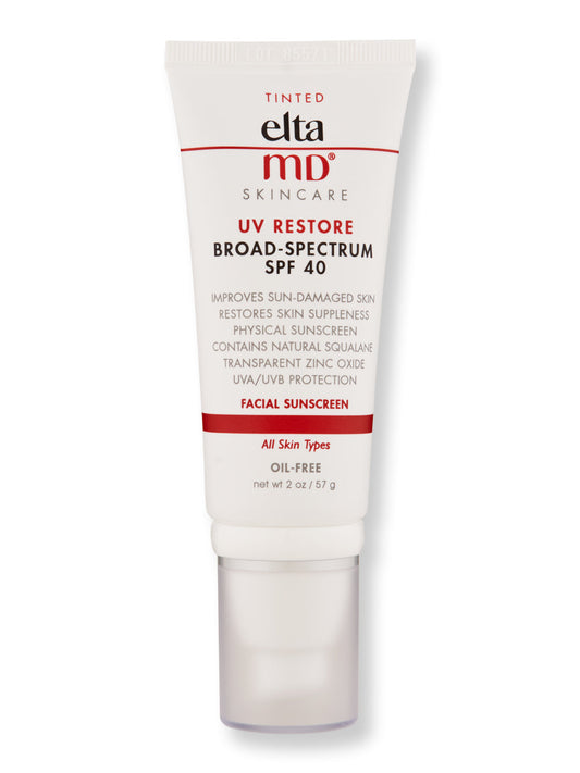 EltaMD UV Restore SPF 40 Anti Aging Face Moisturizer Tinted 2 oz
