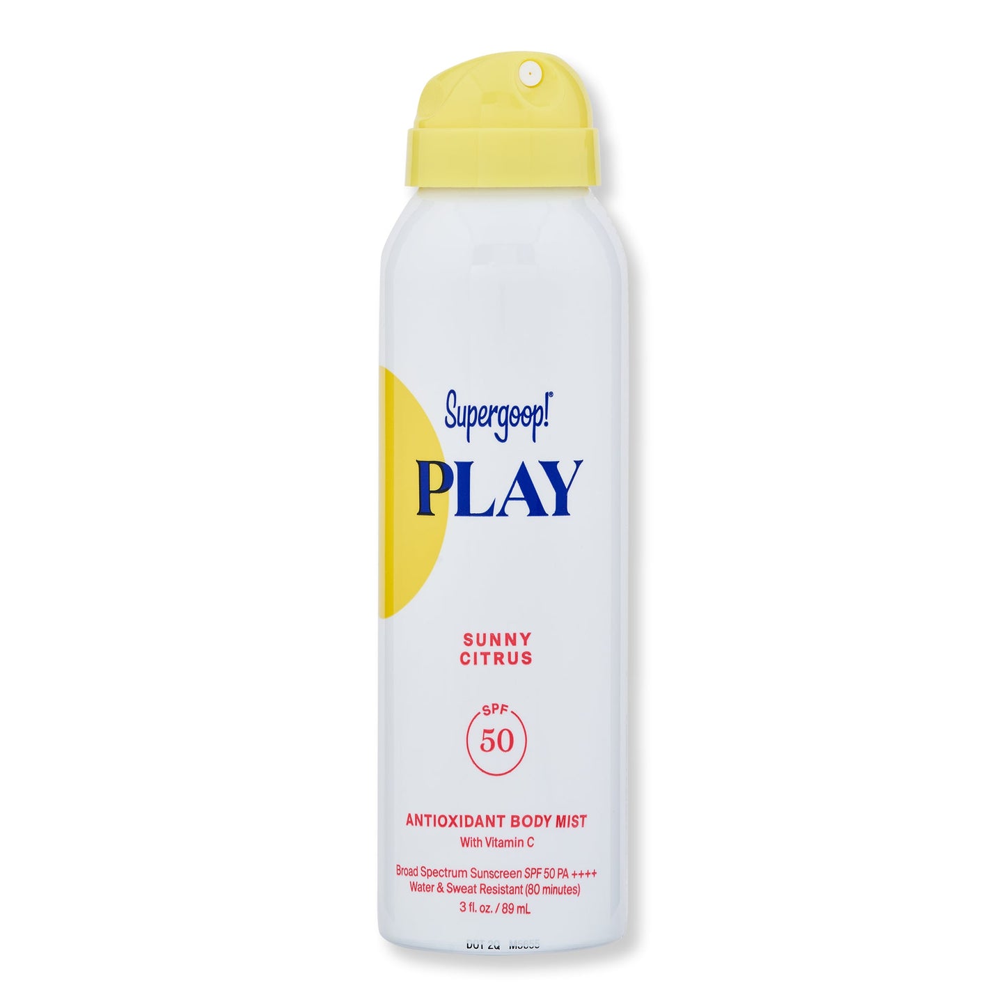 Supergoop Play Antioxidant Body Mist SPF 50 with Vitamin C - SkincareEssentials