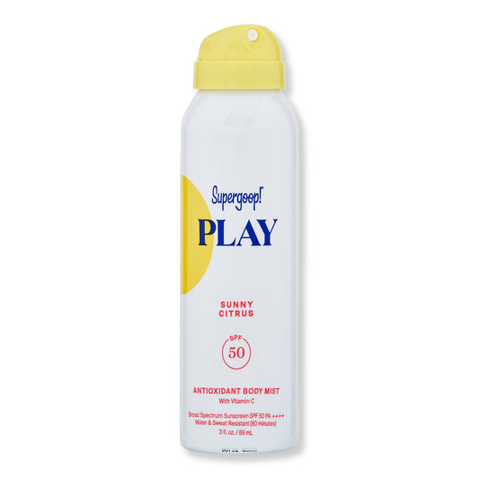 Supergoop Play Antioxidant Body Mist SPF 50 with Vitamin C - SkincareEssentials