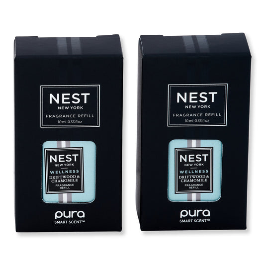 NEST New York Driftwood & Chamomile Refill Duo for Pura Smart Home Fragrance Diffuser