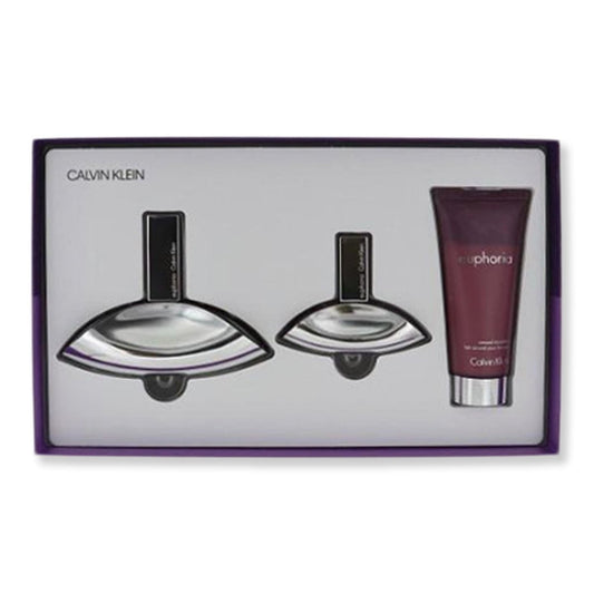 Calvin Klein Euphoria 3 Piece Gift Set For Women - SkincareEssentials