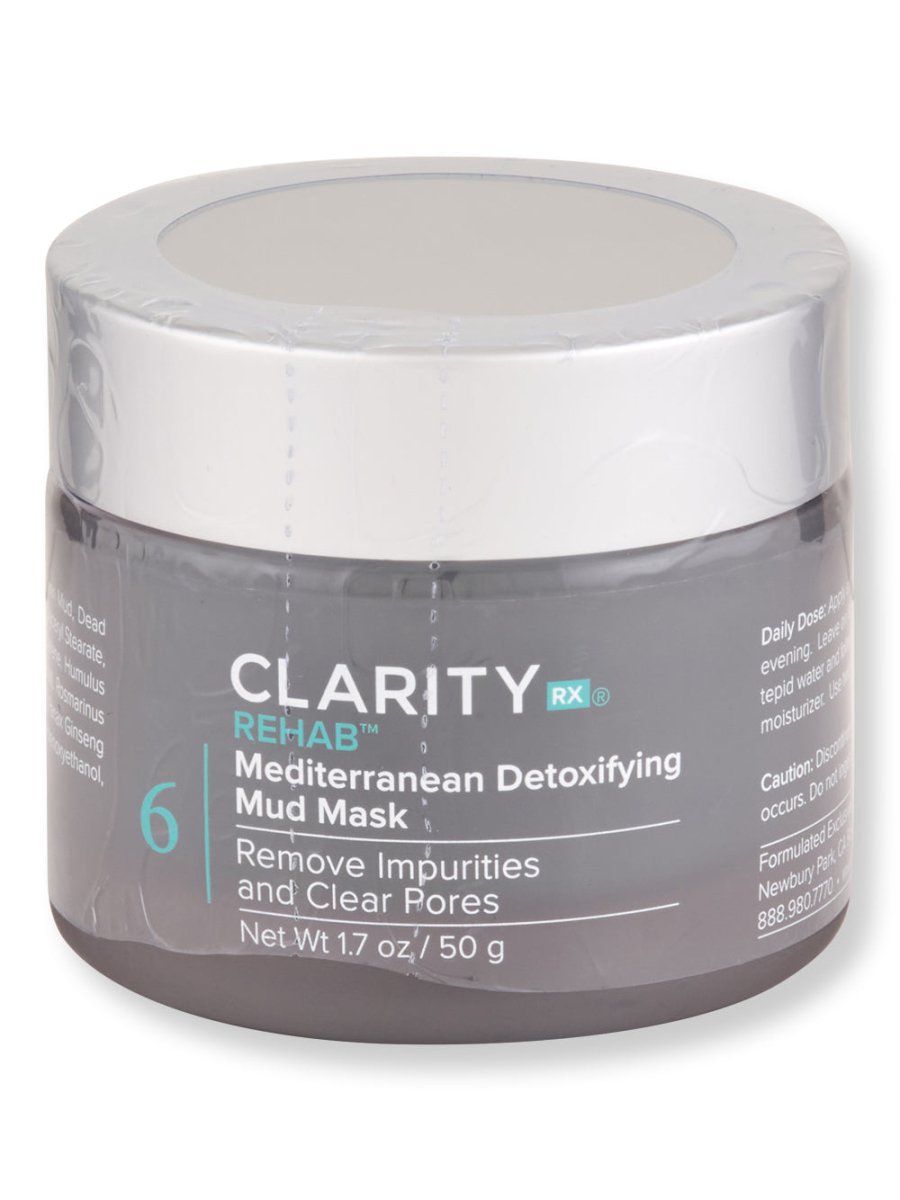 ClarityRx Rehab Mediterranean Detoxifying Mud Mask - SkincareEssentials