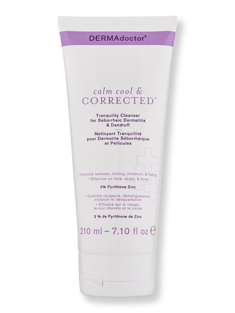 DermaDoctor Calm Cool & Corrected Tranquility Cleanser with 2% Pyrithione Zinc for Seborrheic Dermatitis - SkincareEssentials