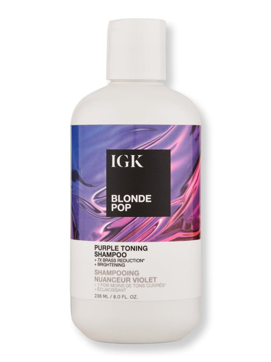iGK Blonde Pop Purple Toning Shampoo - SkincareEssentials