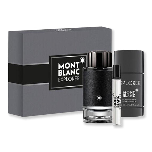 Montblanc Explorer 3 Piece Gift Set For Men - SkincareEssentials