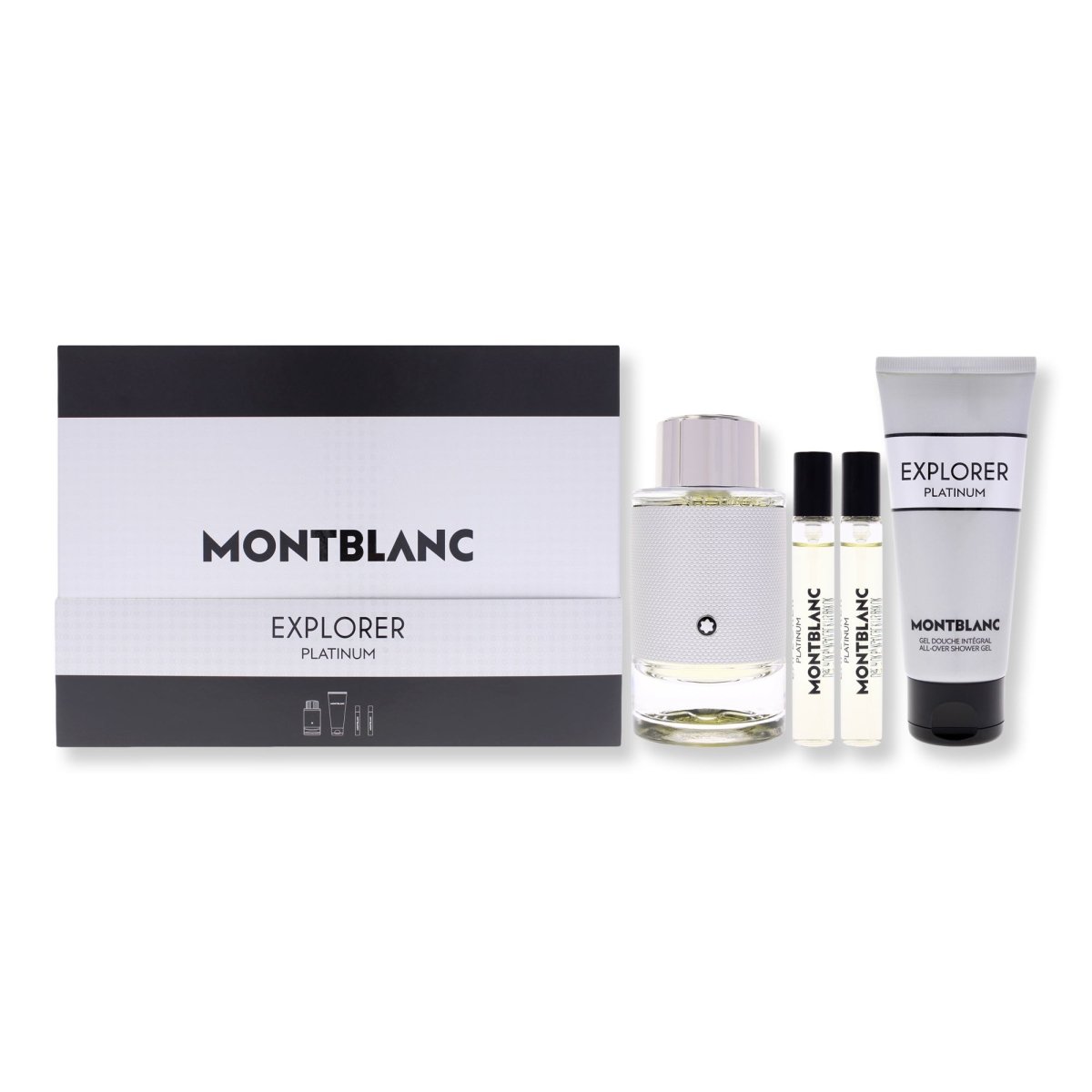 Montblanc Explorer Platinum 4 Piece Gift Set - SkincareEssentials