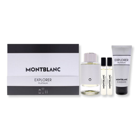 Montblanc Explorer Platinum 4 Piece Gift Set - SkincareEssentials
