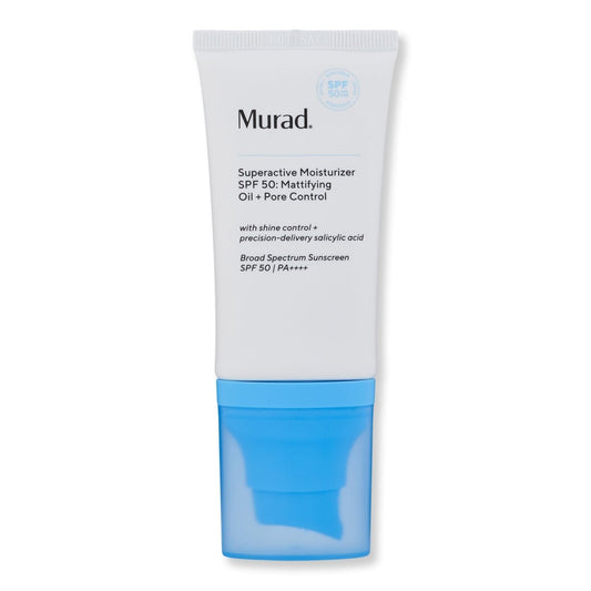 Murad Superactive Moisturizer SPF 50: Mattifying Oil + Pore Control - SkincareEssentials