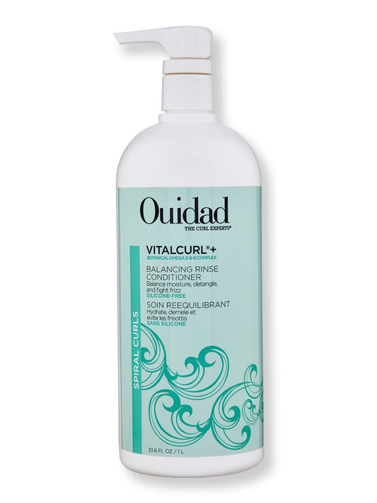 Ouidad VitalCurl+ Balancing Rinse Conditioner 33.8 oz - SkincareEssentials