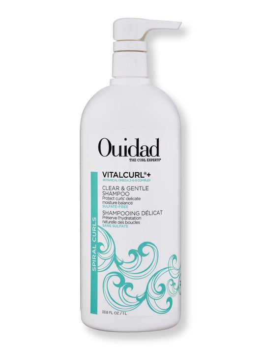 Ouidad VitalCurl+ Clear & Gentle Shampoo 33.8oz - SkincareEssentials