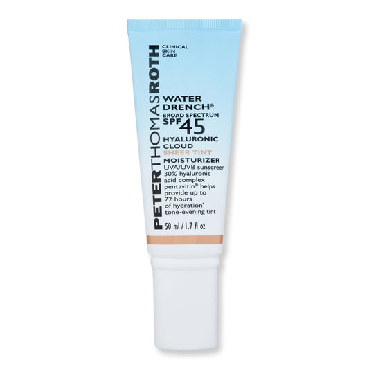 Peter Thomas Roth Water Drench Broad Spectrum SPF 45 Hyaluronic Cloud Sheer Tint Moisturizer - SkincareEssentials