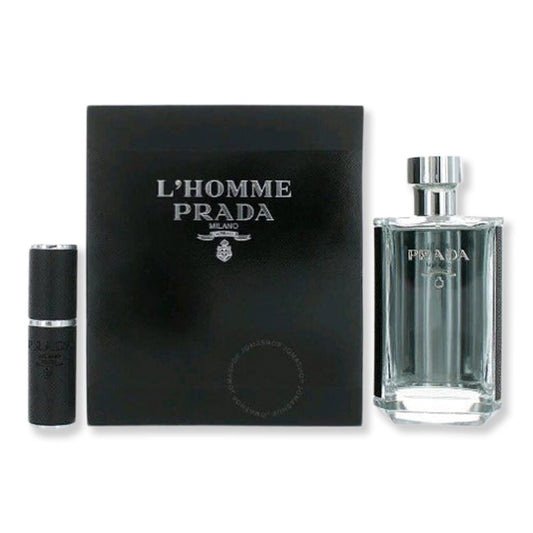 Prada L'Homme 2 Piece Travel Gift Set - SkincareEssentials