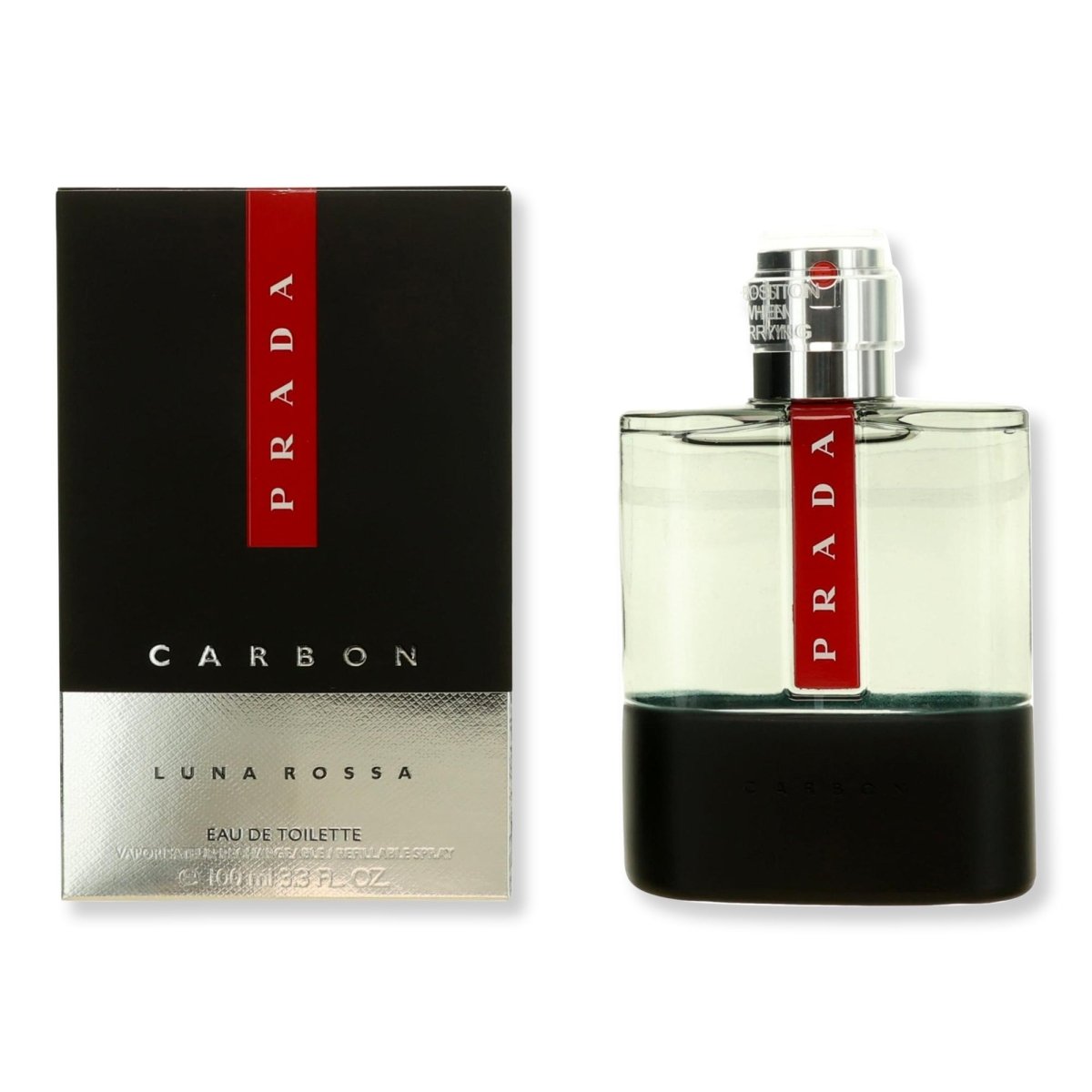 Prada Luna Rossa Carbon Eau De Toilette Spray for Men - SkincareEssentials