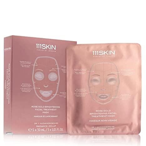 111Skin - Rose Gold Brightening Facial Treatment Mask - Set of 5